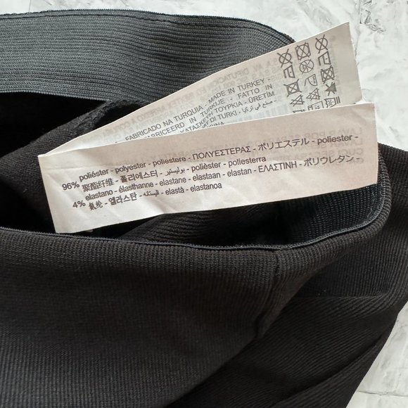 Zara Short Ribbed Leggings - Picture 4 of 6